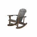 Jul Home Solid Wood Adirondack Rocking Chair SW2008DB